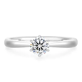 0.50/1.00 Carats VVS1 Moissanite Rings for Women 0185