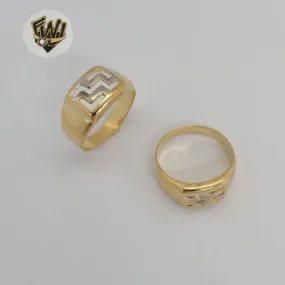 (1-3042-1) Gold Laminate - Two Tone Ring - BGF