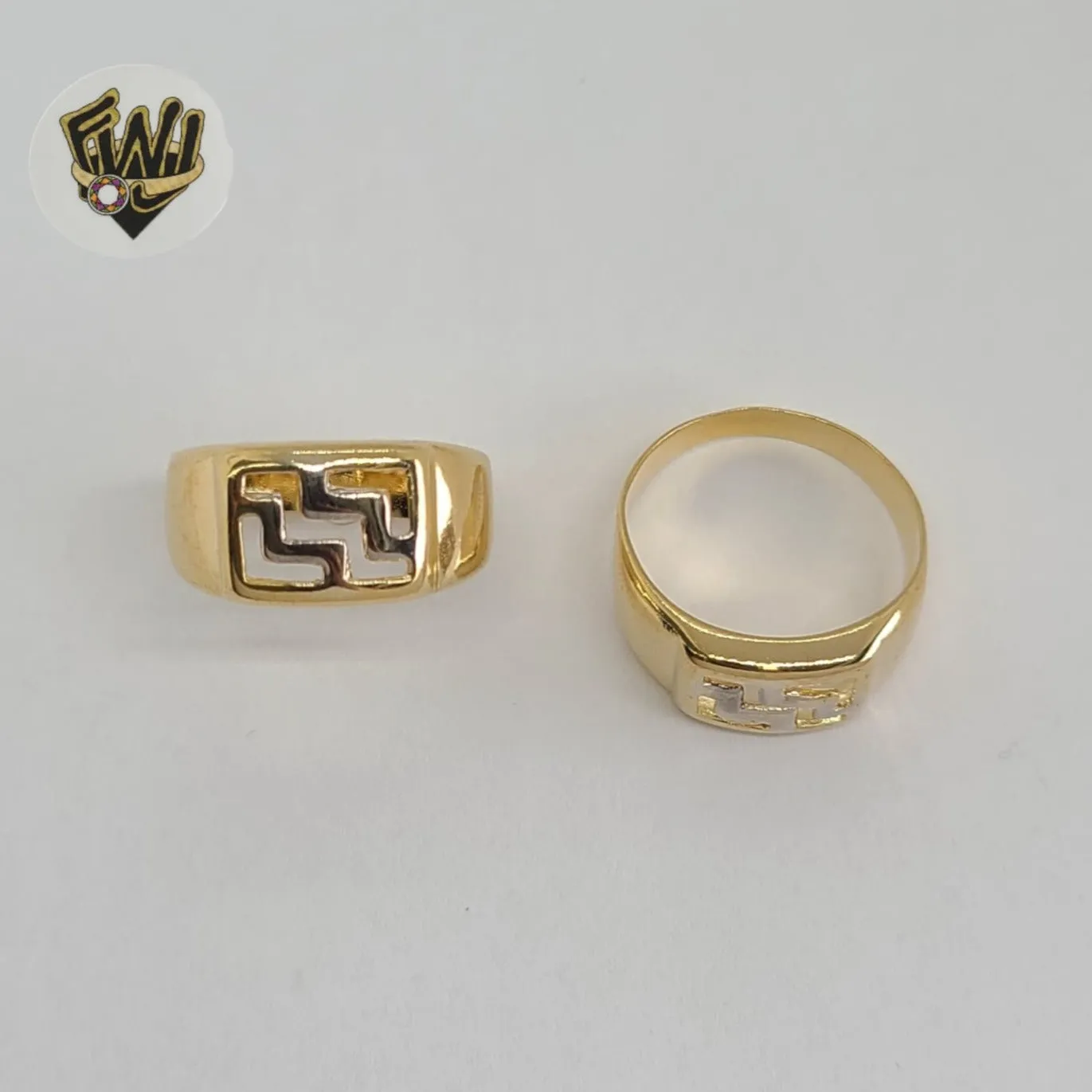 (1-3042-1) Gold Laminate - Two Tone Ring - BGF