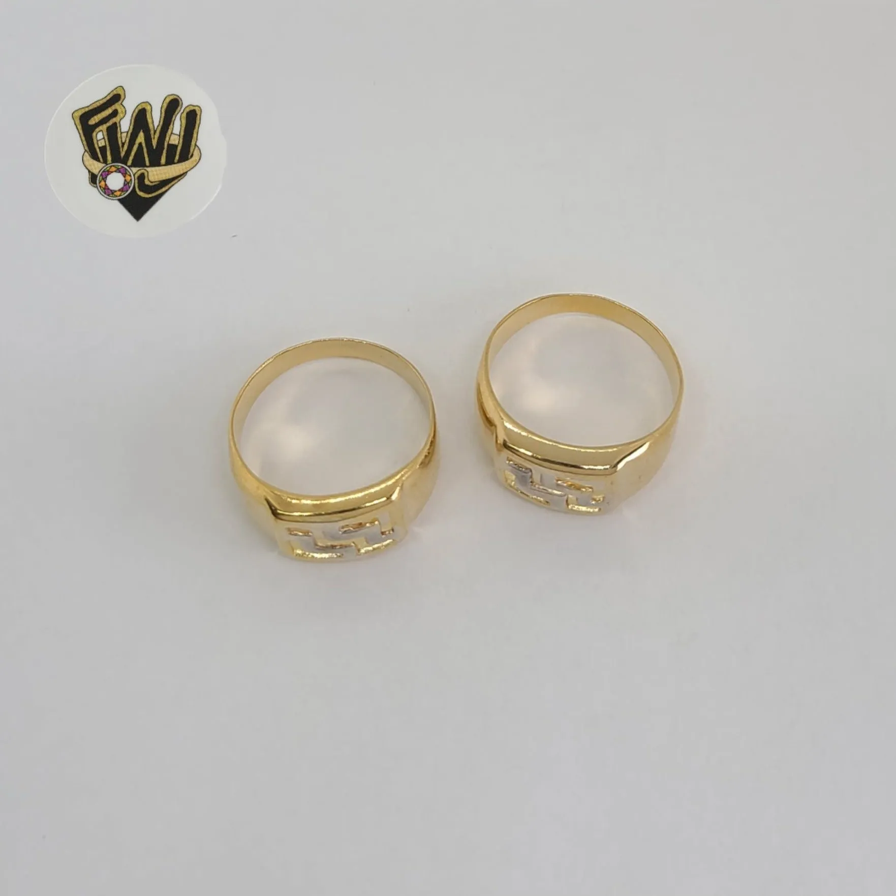 (1-3042-1) Gold Laminate - Two Tone Ring - BGF