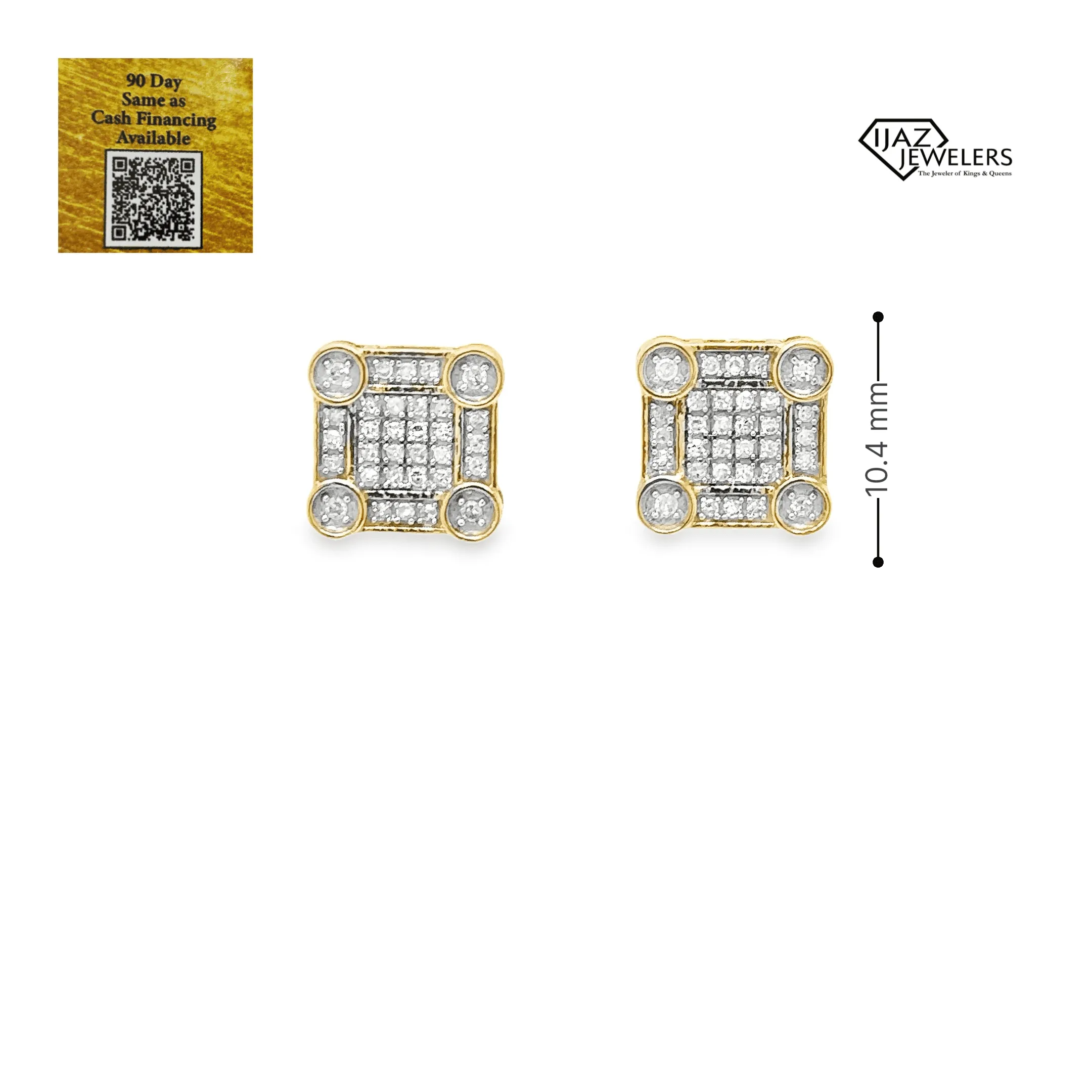 10K Gold 0.30 CTW Diamond Earring