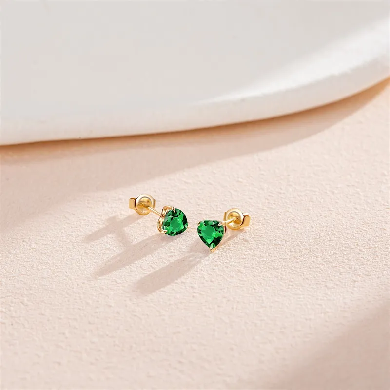 14k Solid Yellow Gold Stud Earrings 1.25cttw Genuine Natural Gemstone Prong Cluster Stud Earrings Jewelry Gifts for Her