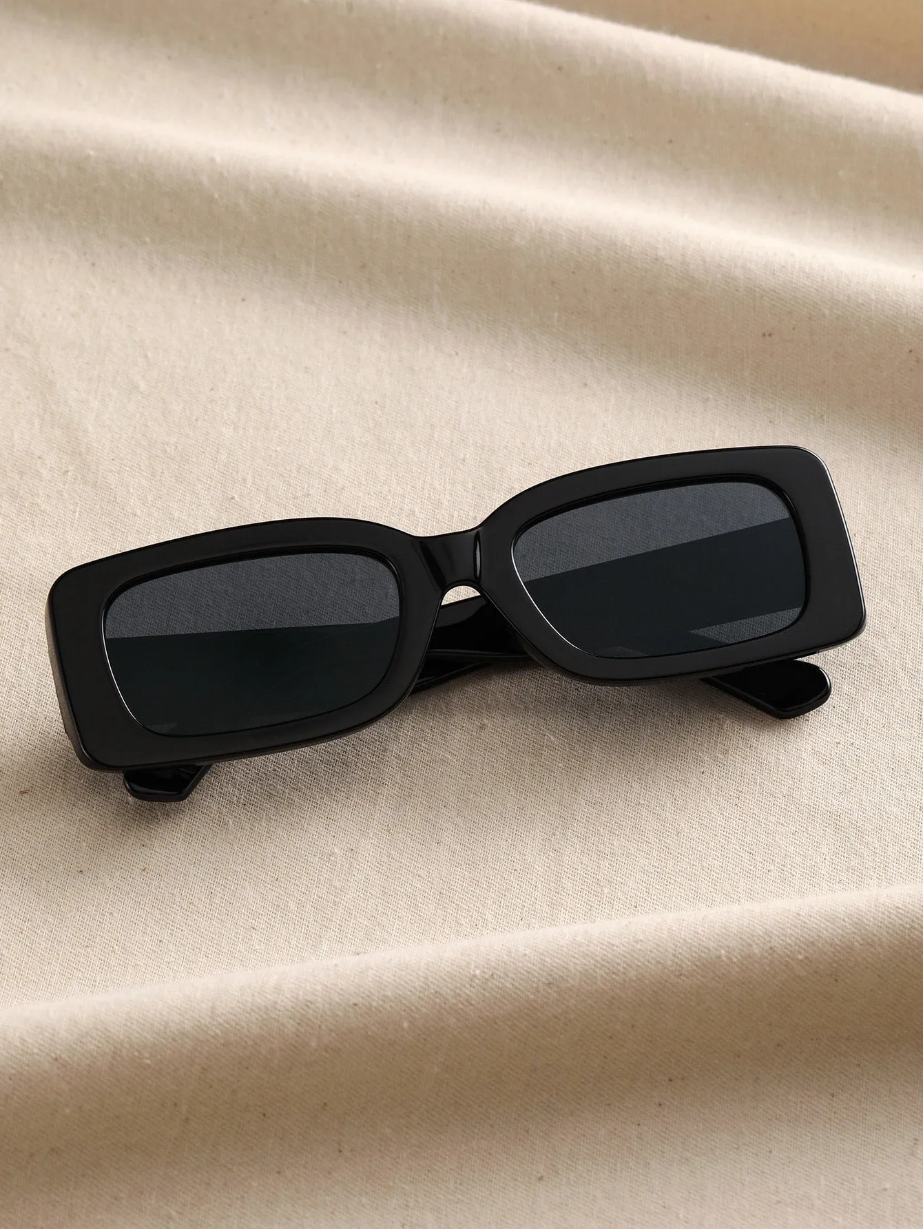 1pair Square Frame Sunglasses