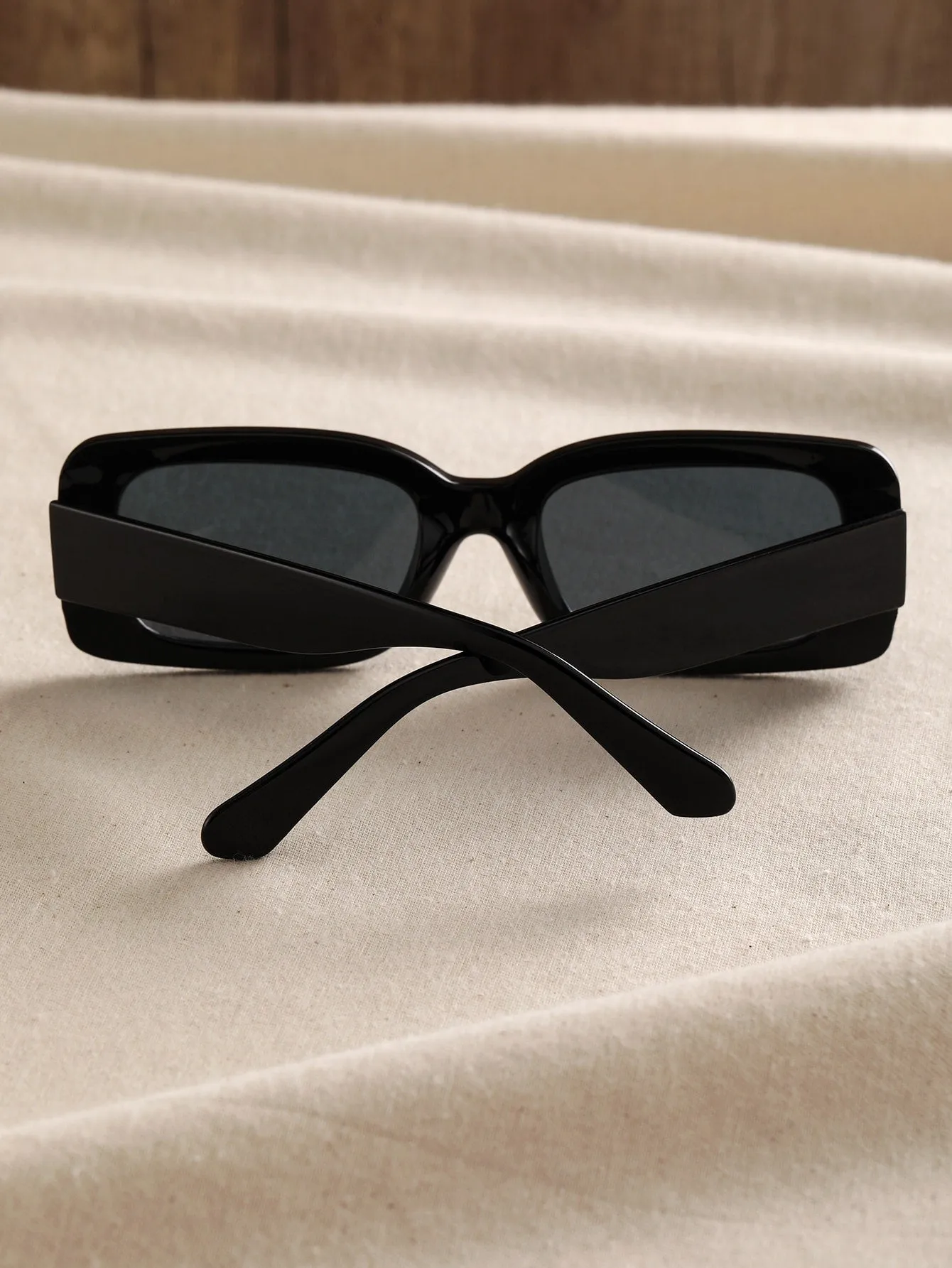 1pair Square Frame Sunglasses