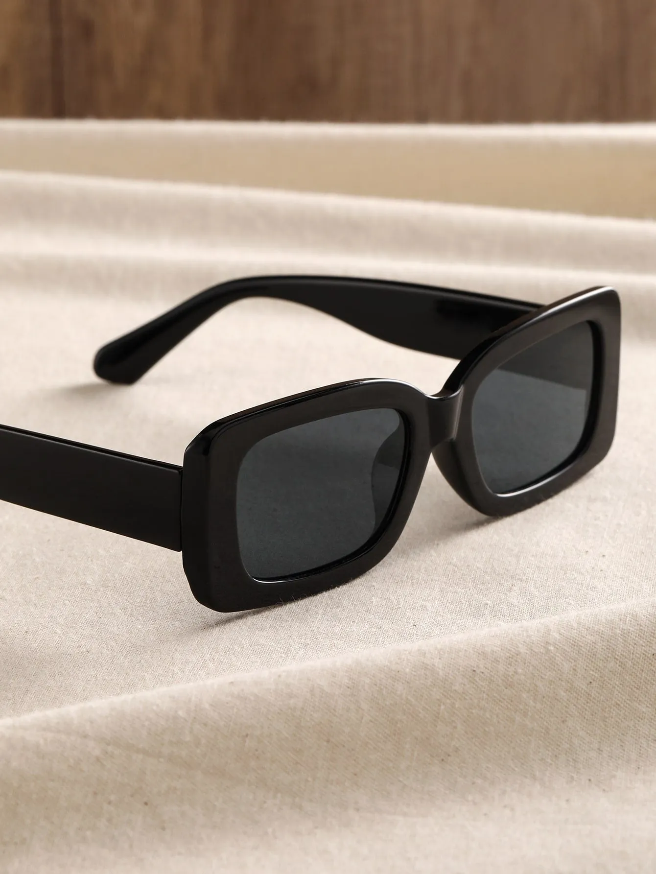 1pair Square Frame Sunglasses