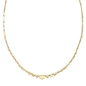 9K Gold Tesserae Multi-Shape Necklace