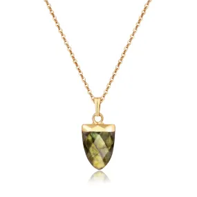 Alivia Natural Gemstone Pendant Necklace