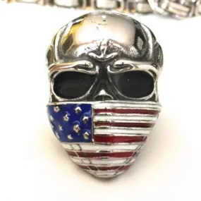 American Flag Mask Skull - SLC73 CLEARANCE