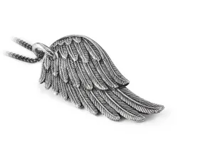 Angel Wing Necklace - Silver