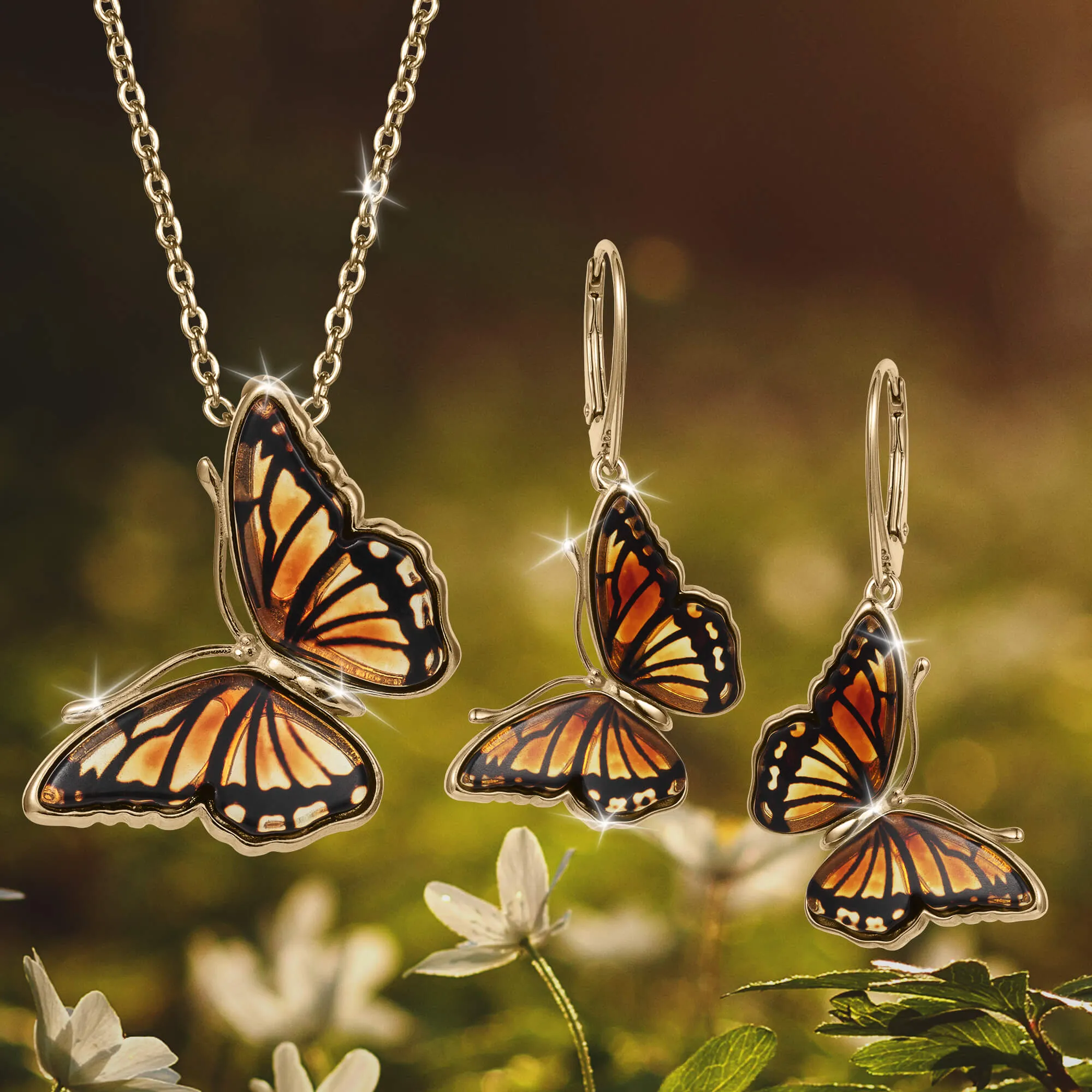 Baltic Amber Butterfly Collection