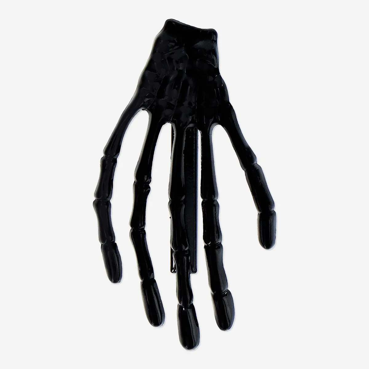 Black Skeleton Hand Hair Clip