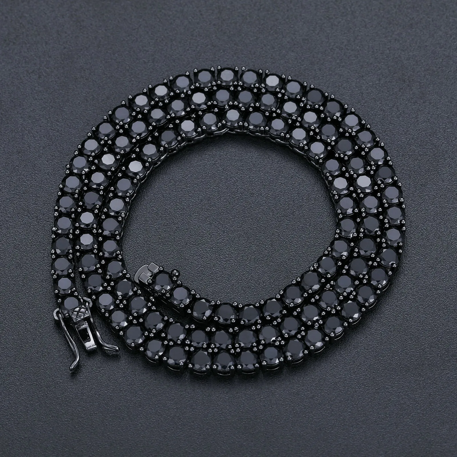 Black Tennis Chain Necklace/Bracelet