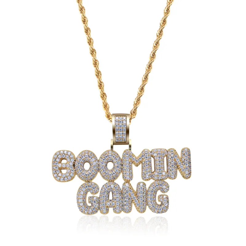 BOOMIN GANG Fully Iced Pendant