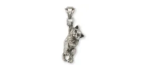 British Shorthair Pendant Jewelry Sterling Silver Handmade Cat Pendant BRS3-P