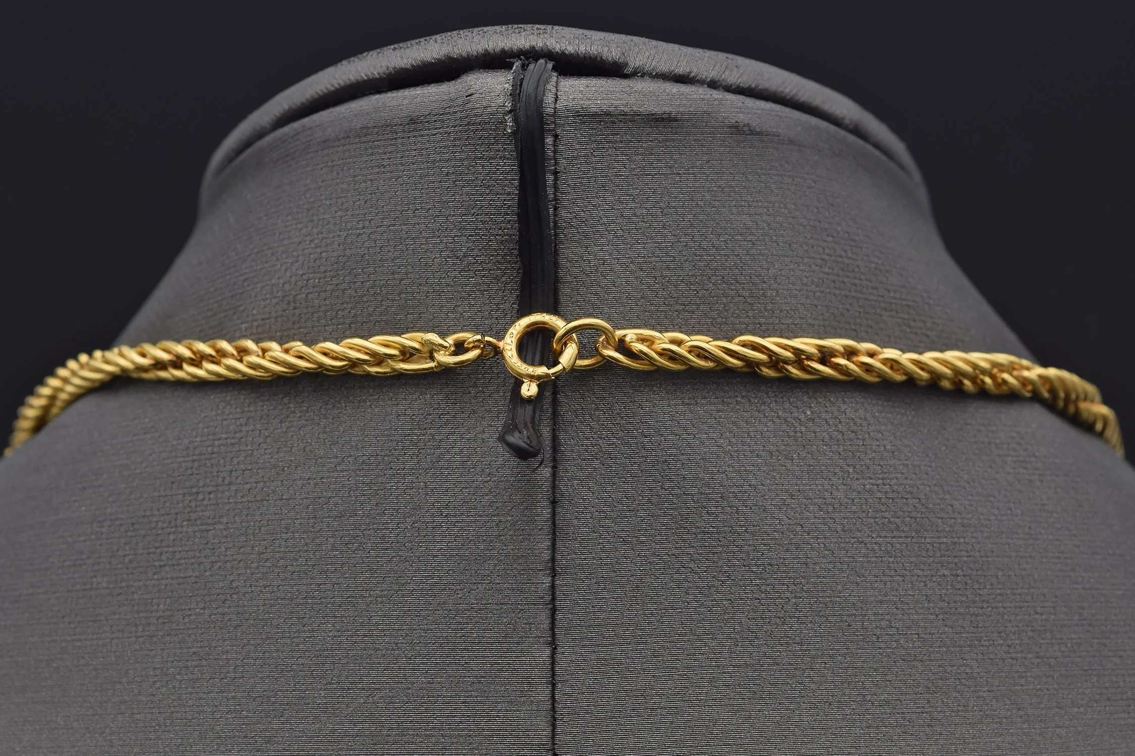 Buccellati 18K Yellow Gold 4 mm Rope Chain Necklace   Box 37.75 Inches