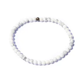 Calm Matte Howlite Delicate Bracelet