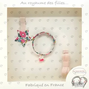 Coffret barrettes et bracelet