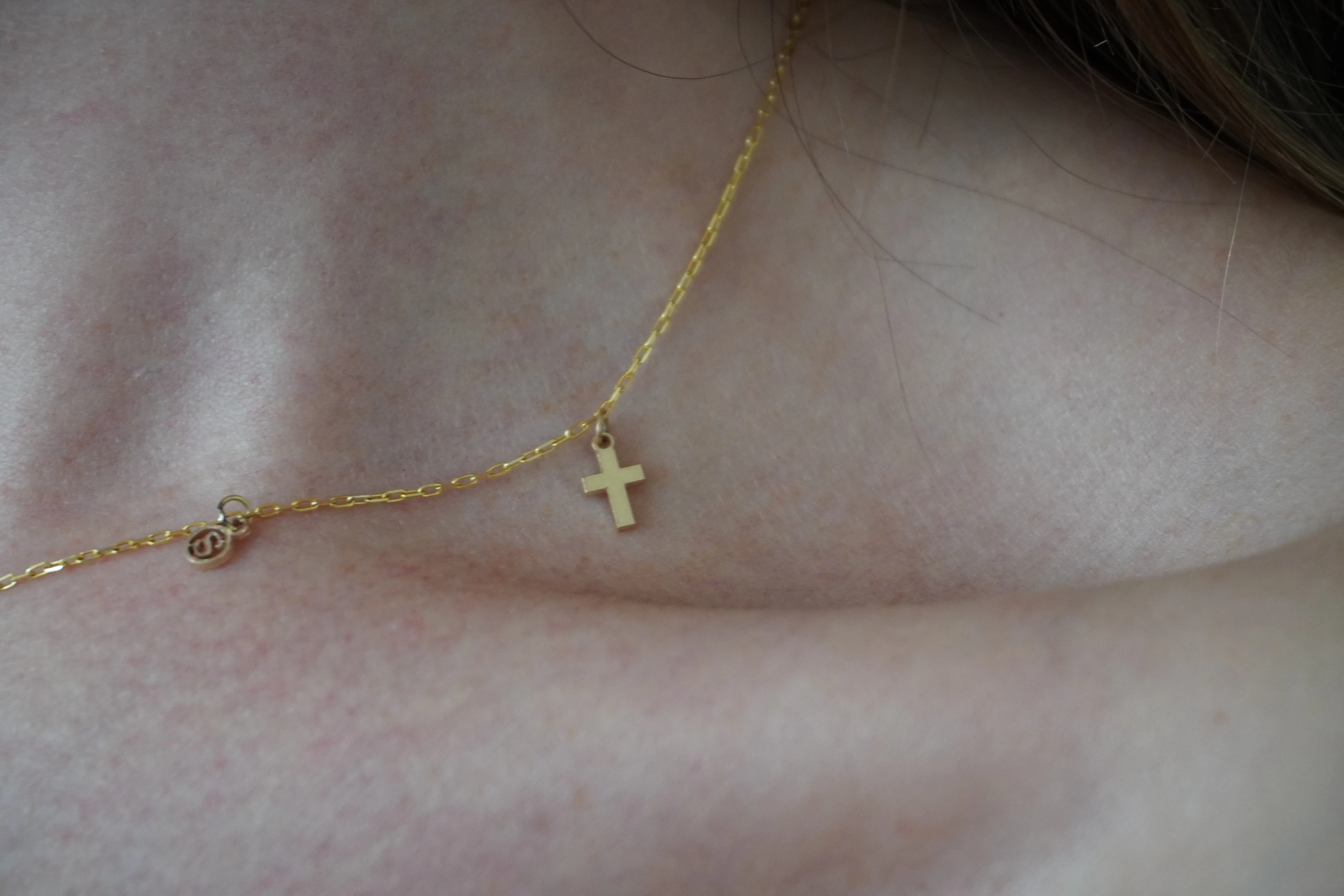 Cross Charm | 10k Yellow Gold