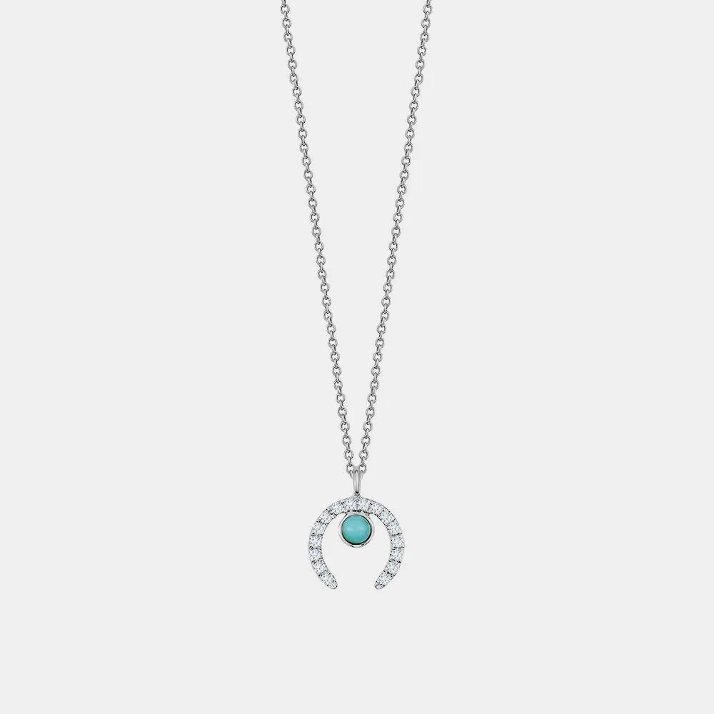 Diamond Horseshoe Necklace