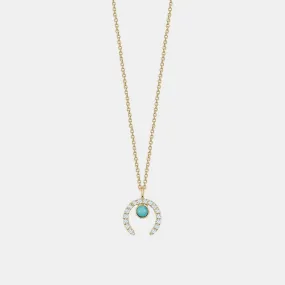 Diamond Horseshoe Necklace