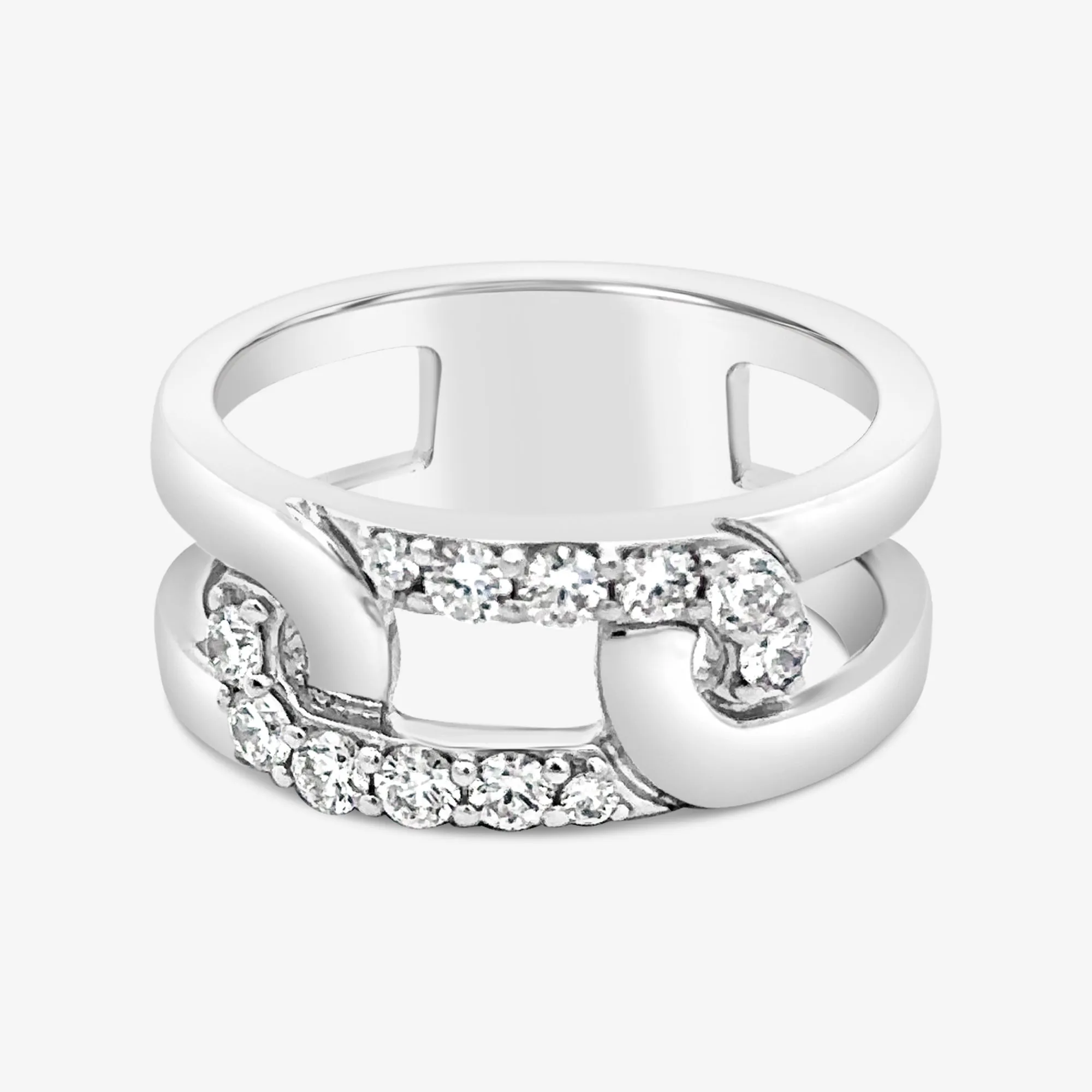 Diamond Single Link Ring