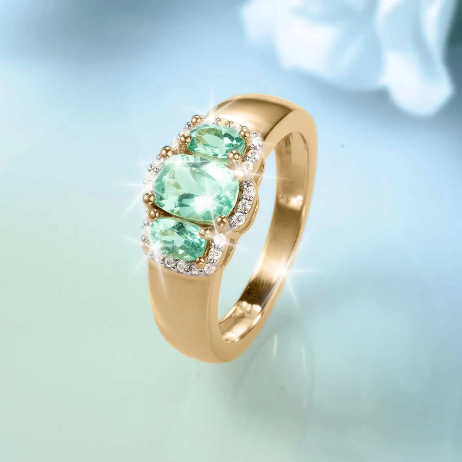 Elegante Apatite Ladies Ring