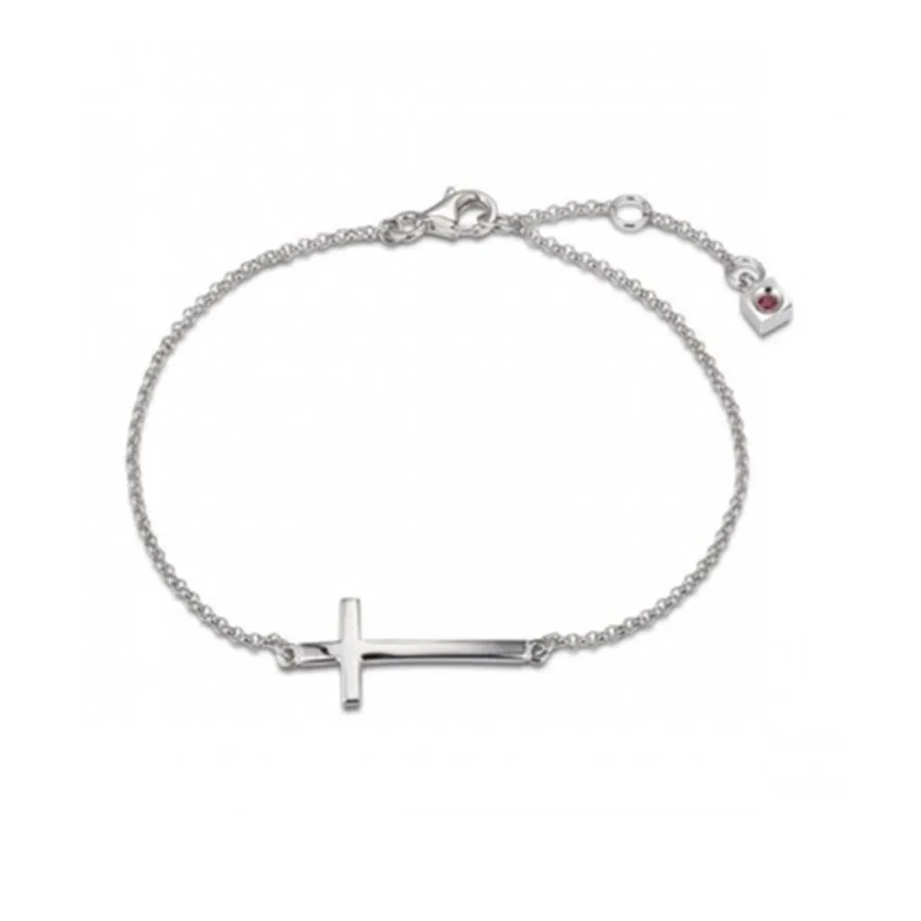 Elle Humanity Petite Cross Bracelet