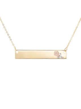 Engravable Rosa Necklace