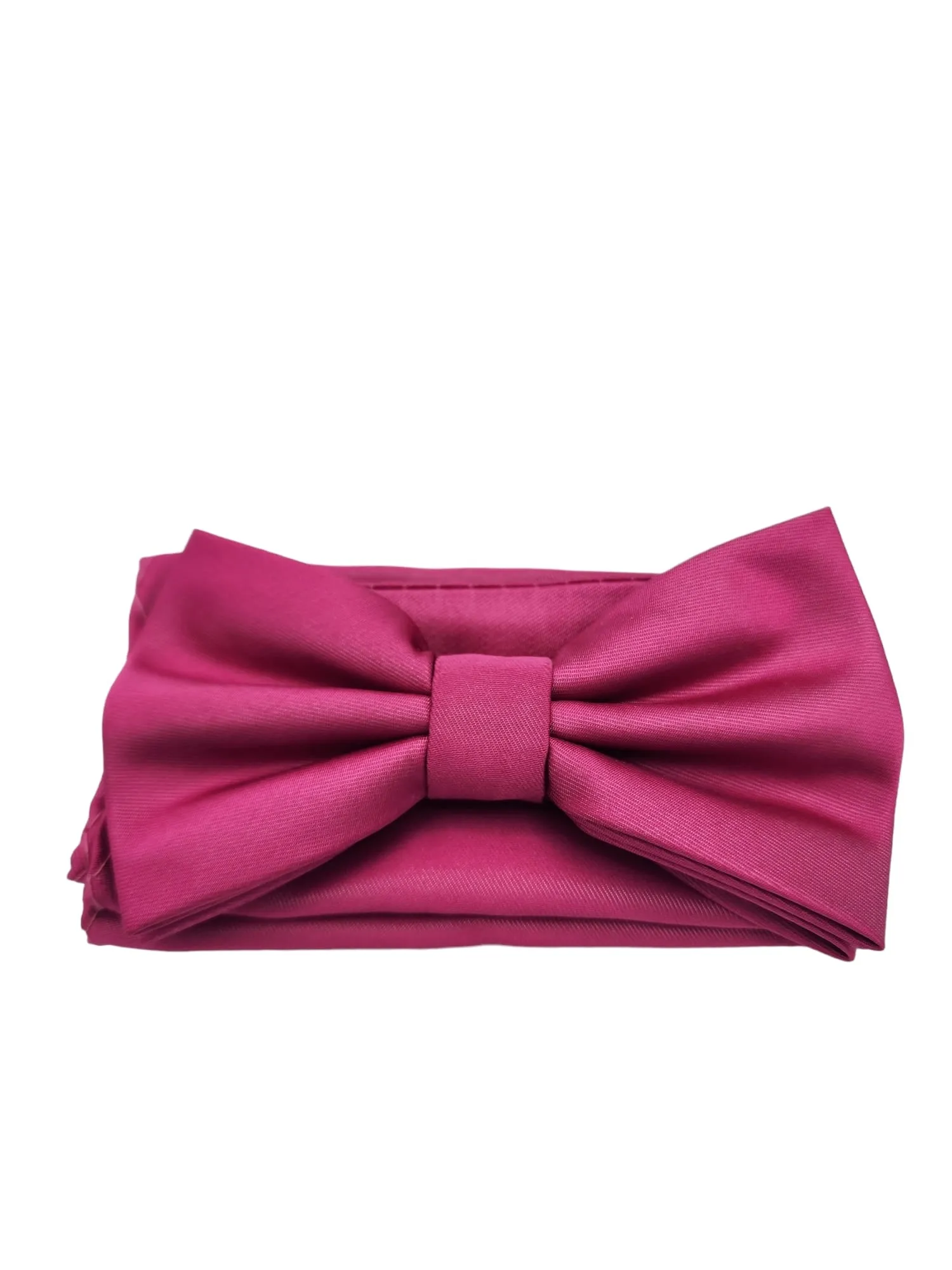 Giovanni Testi Classic Fuchsia Bow Tie with Hanky BT100-K