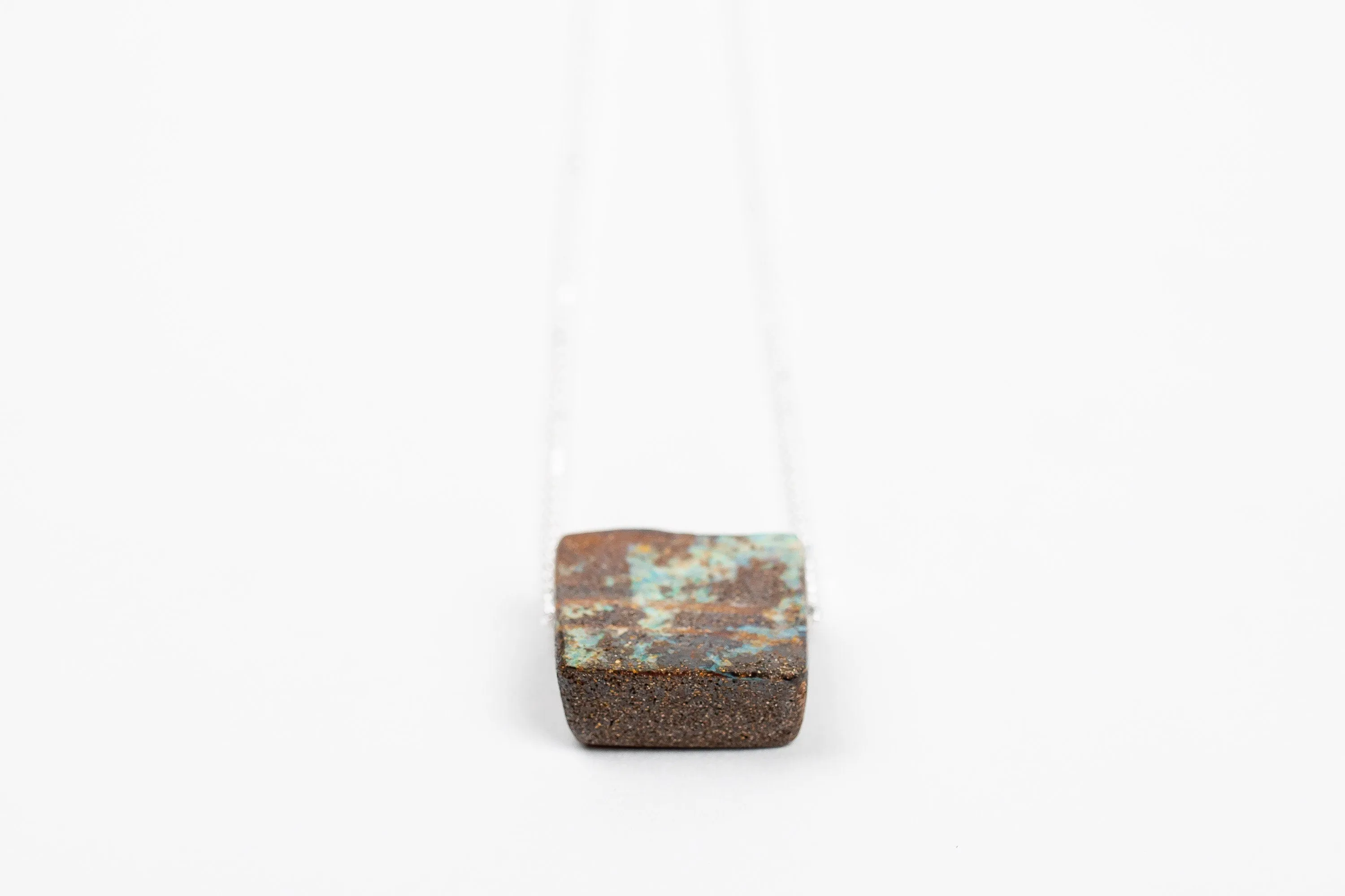 Green Boulder Opal Necklace