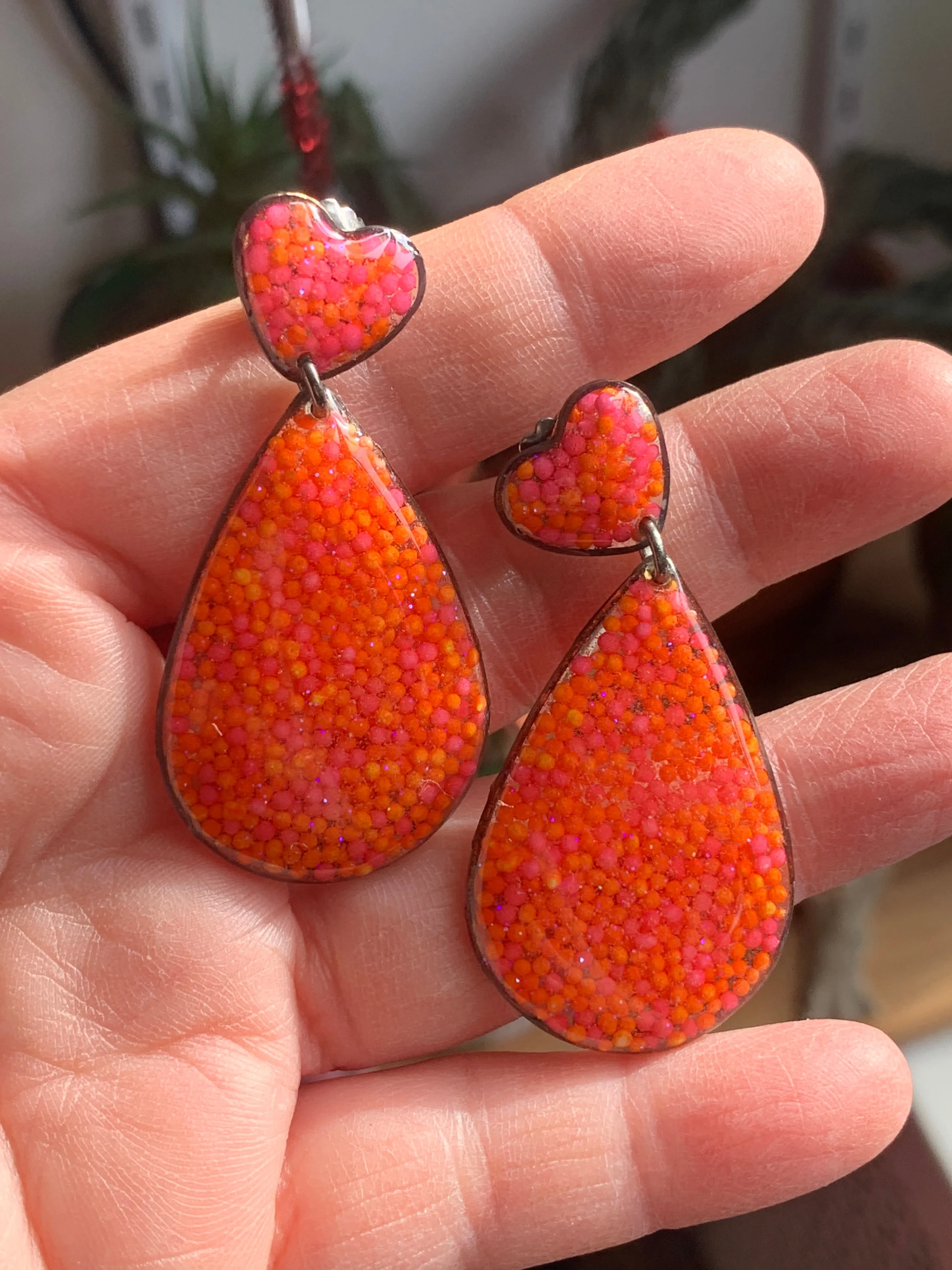 Heart Sprinkle Party Earrings