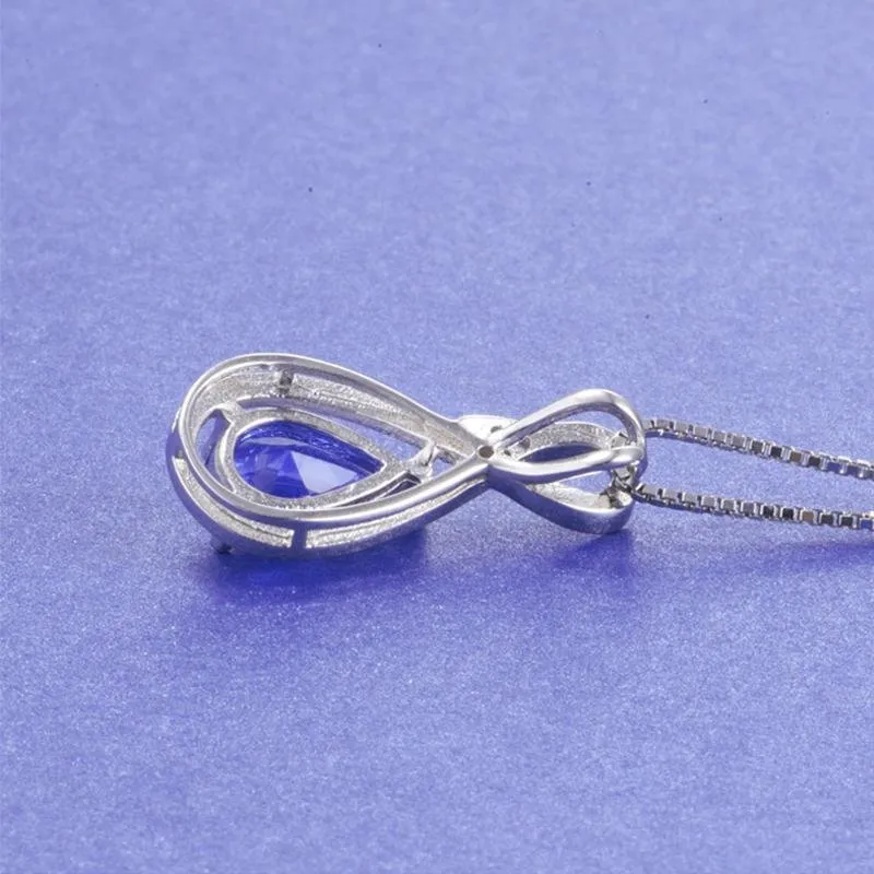 Infinity Pendant Sterling Silver Necklace