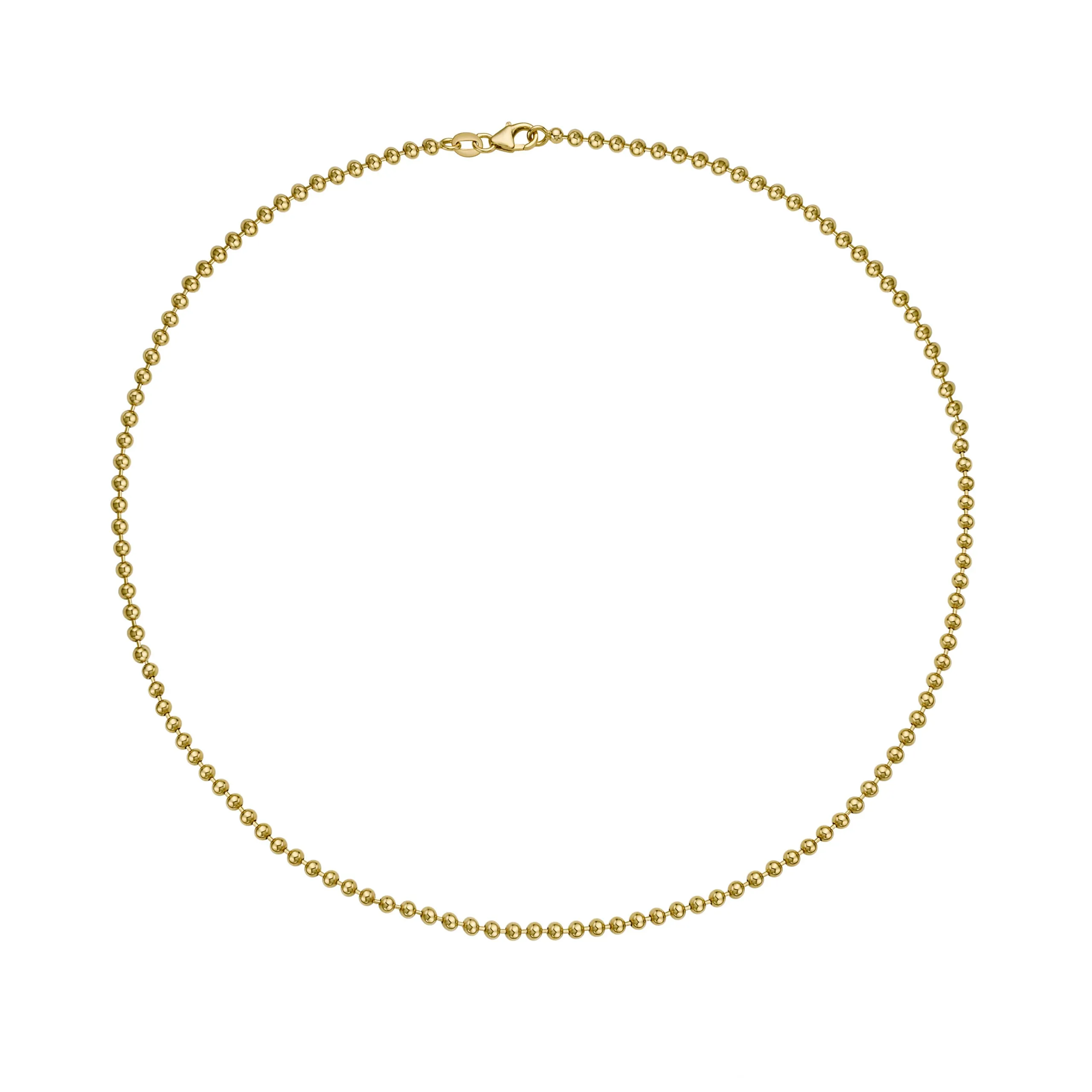 Lionheart - 18" Ball Link Chain, Yellow Gold