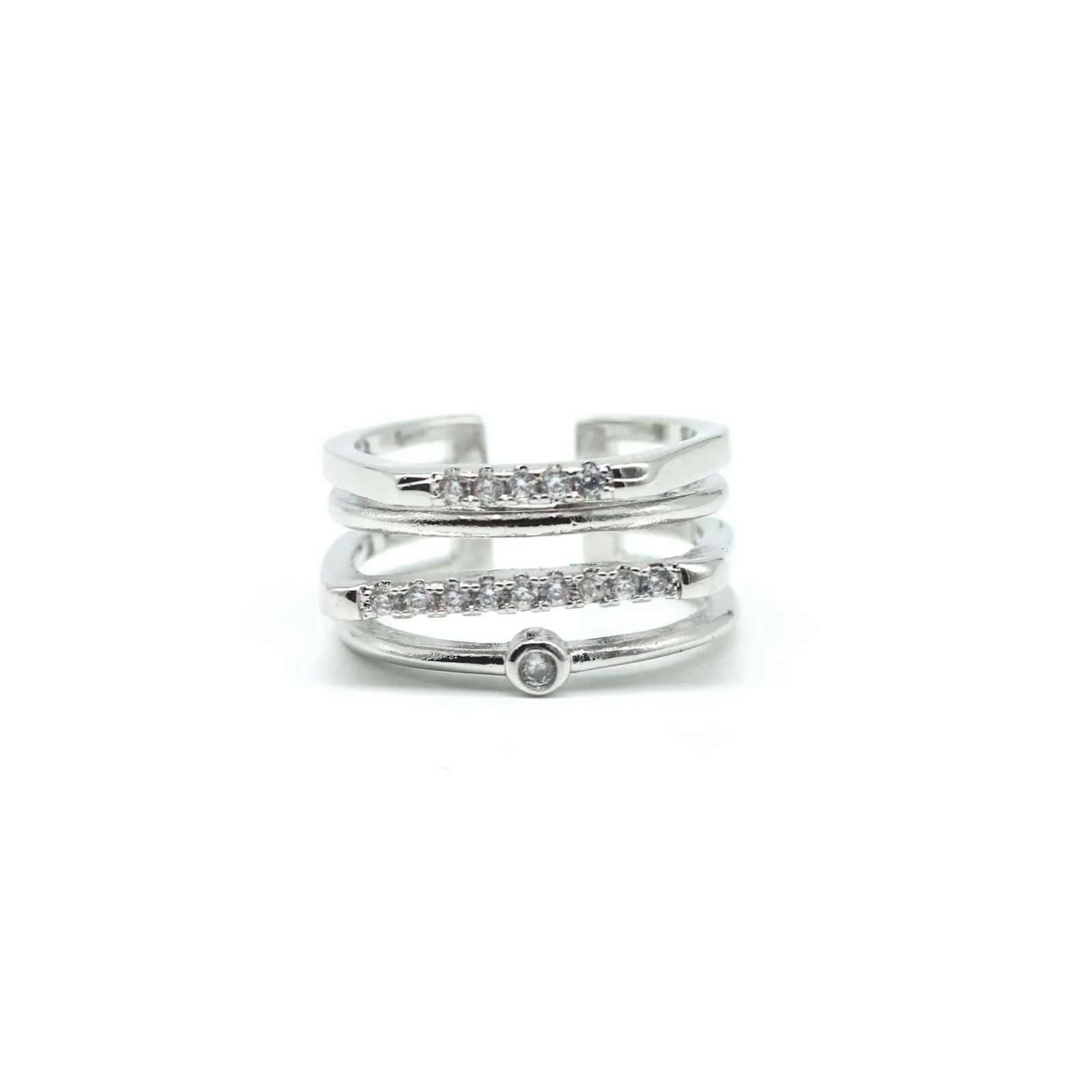 Love Story Silver Love Triangle