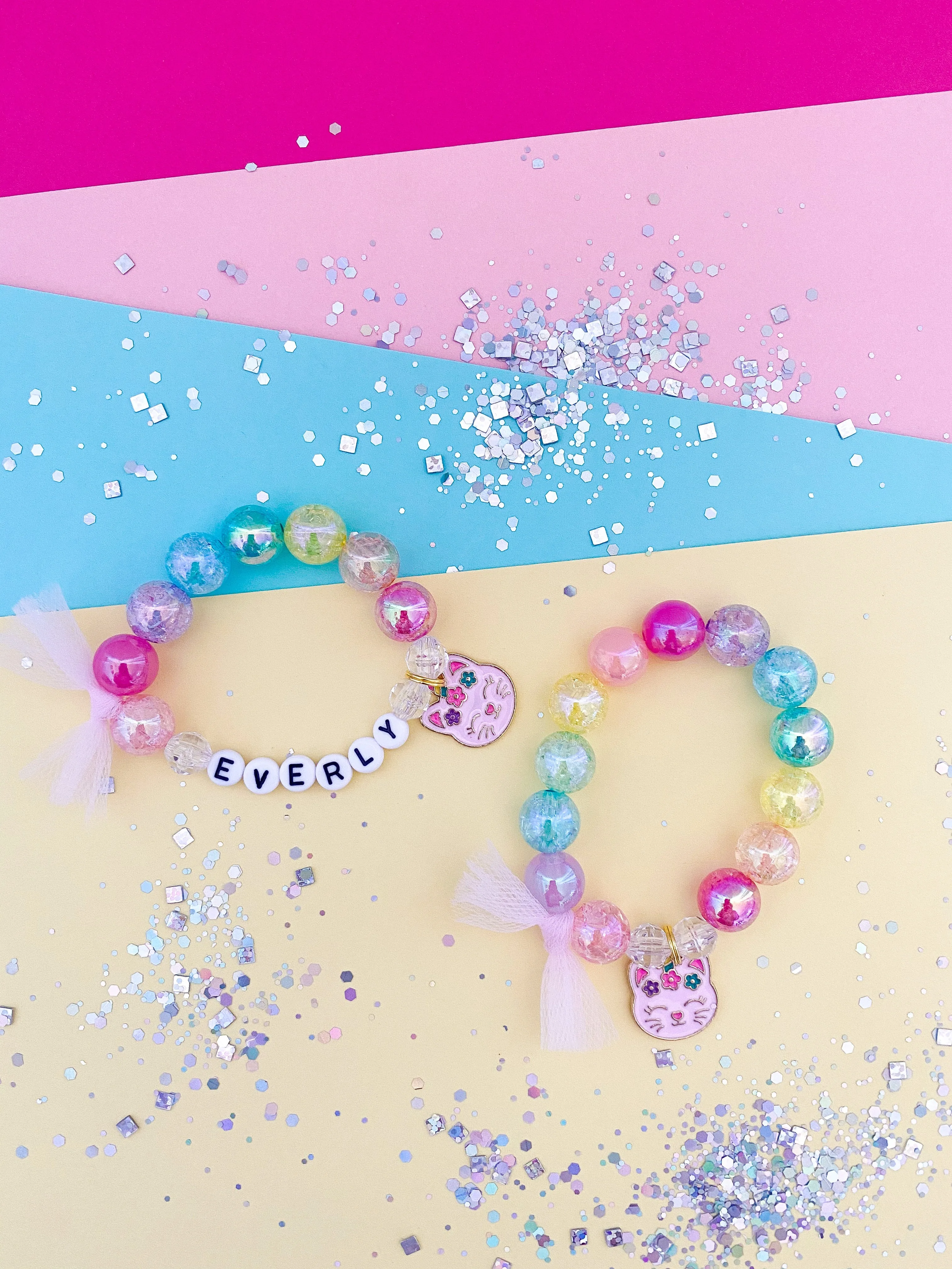 Magical Uni-Kitty Charm Bracelet- Customizable