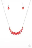 Paparazzi Maui Majesty - Necklace Red