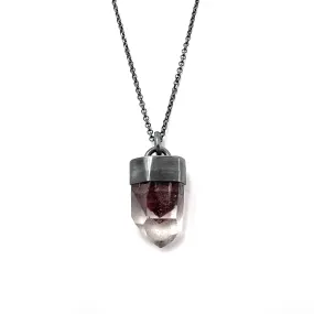 Phantom Quartz Charm Necklace