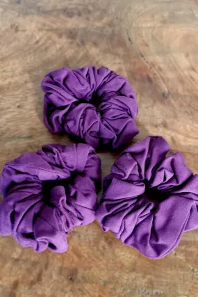 Plum Scrunchie 3 Pack