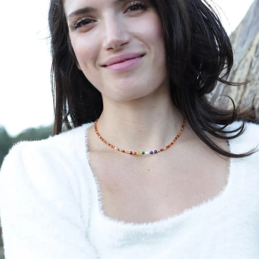 Sacral Chakra Gemstones Choker