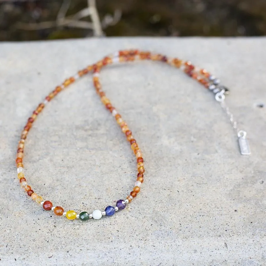 Sacral Chakra Gemstones Choker