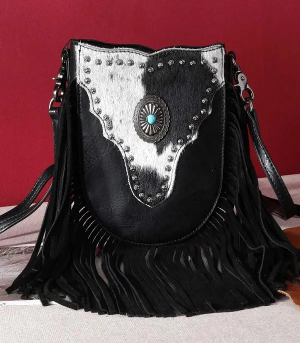 San Pueblo cowhide crossbody bag