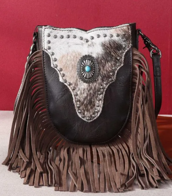 San Pueblo cowhide crossbody bag