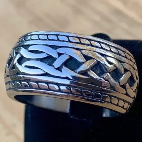 Sanity's Band Collection - Viking Celtic Ring - Silver - R98