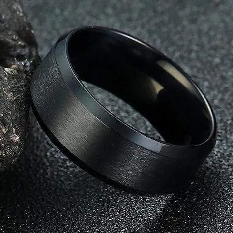 Sanity’s Band Ring Collection - Silver Steel Ring - R60