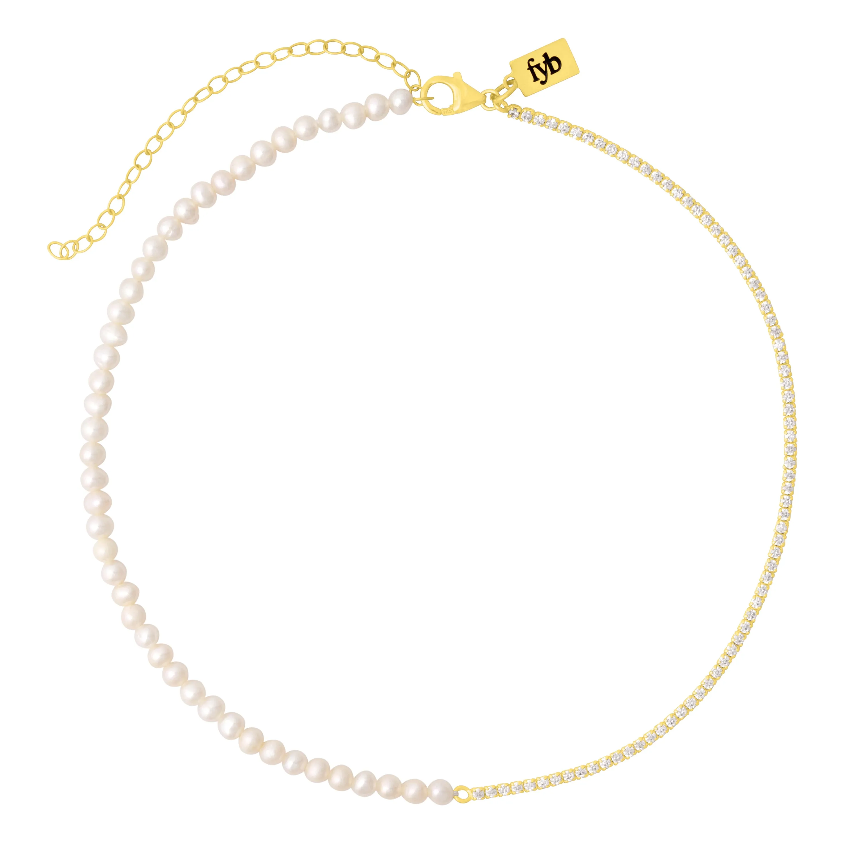 SEREPHINA TENNIS CHOKER GOLD