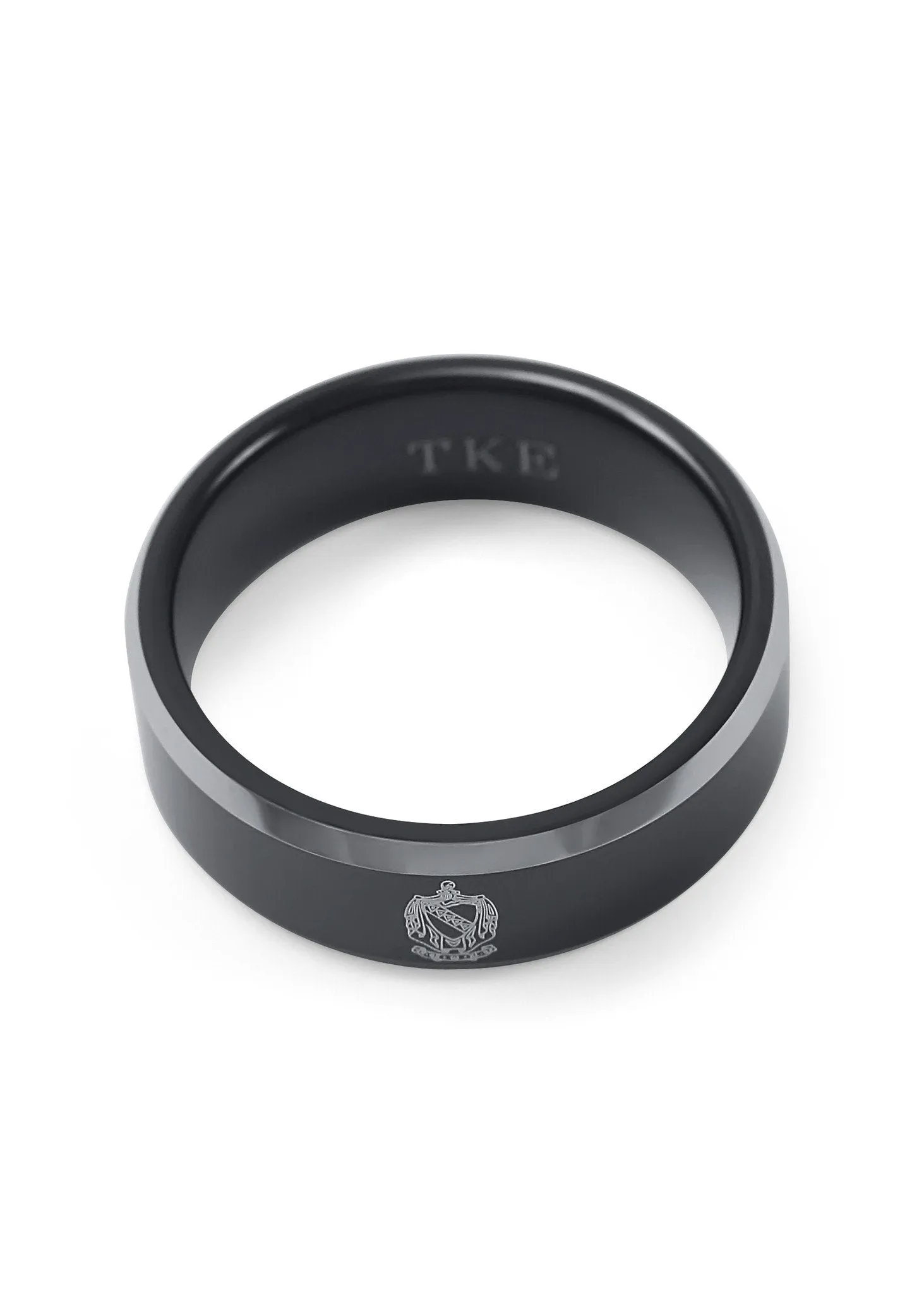 Tau Kappa Epsilon (TKE) Black Tungsten Ring