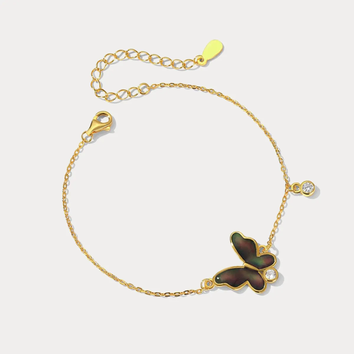 Thermochromic Butterfly Enamel Bracelet