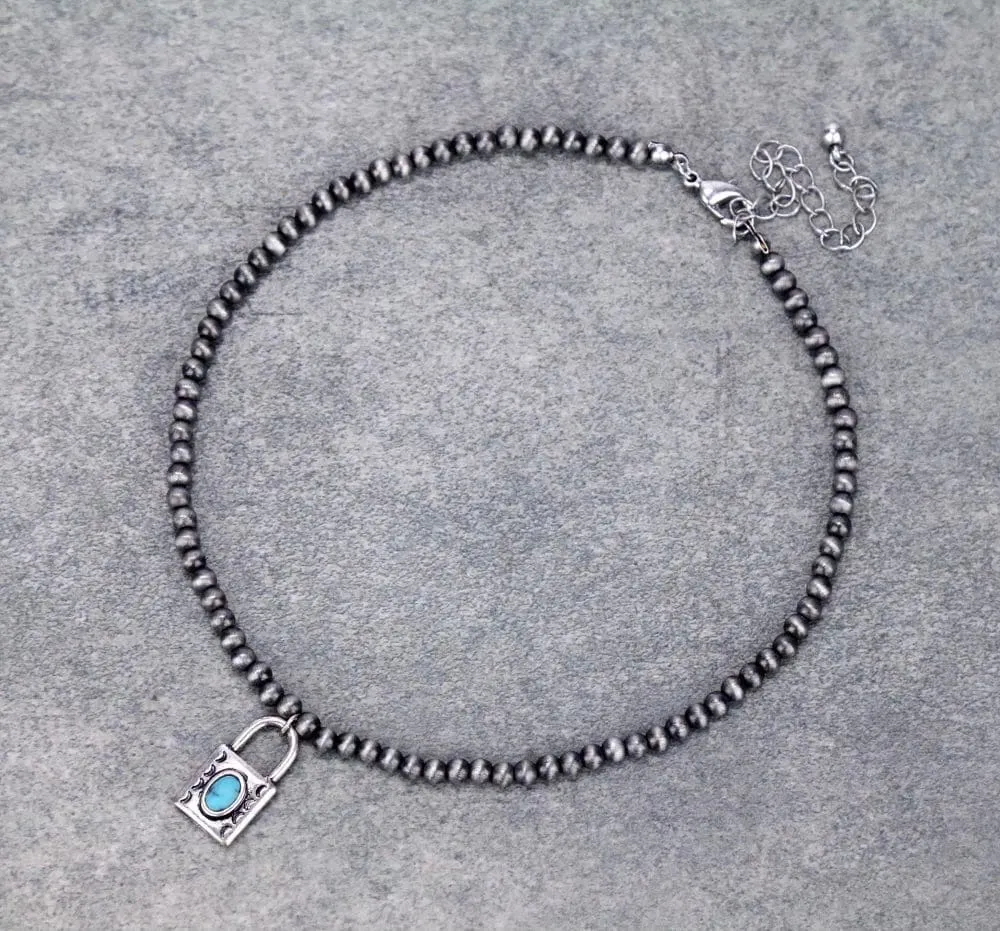 Turquoise LOCK CHOKER