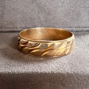 Vintage Patterned Wedding Band