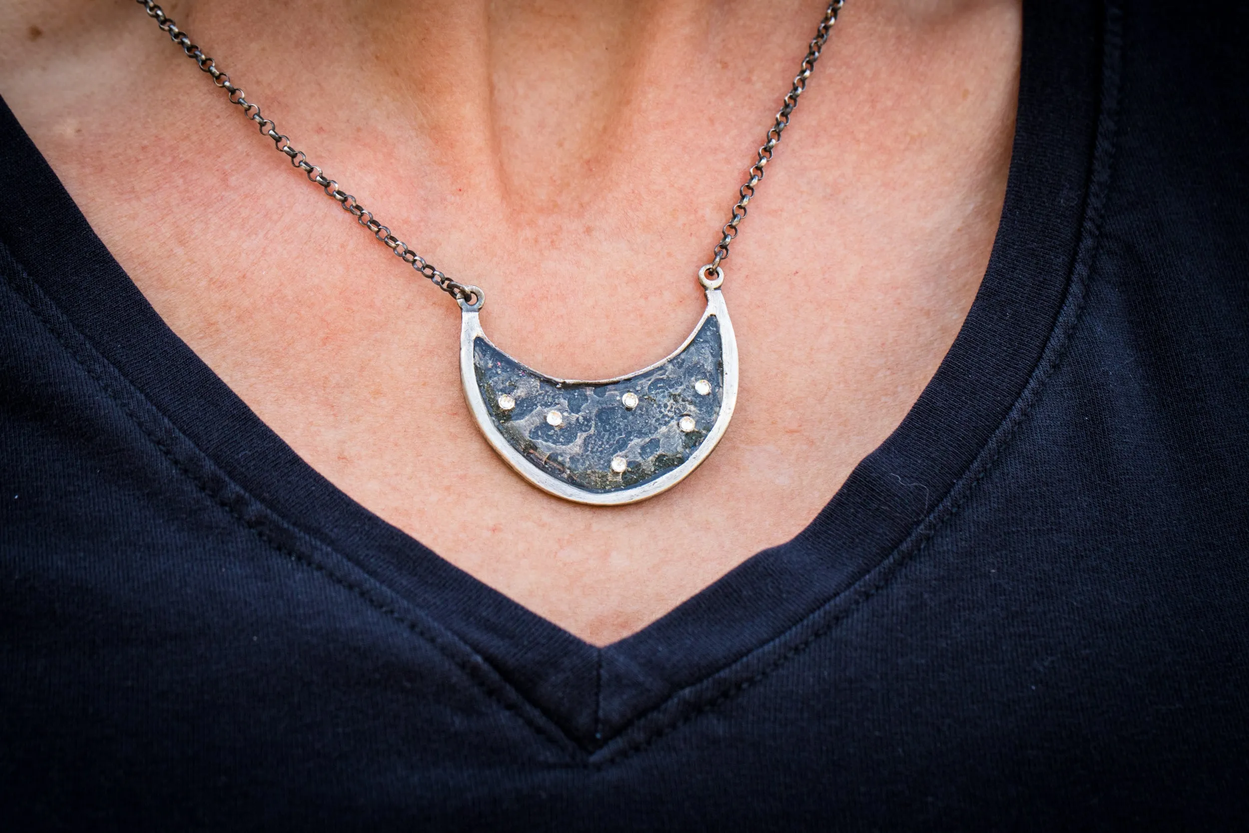 Zodiac Moon Pendant